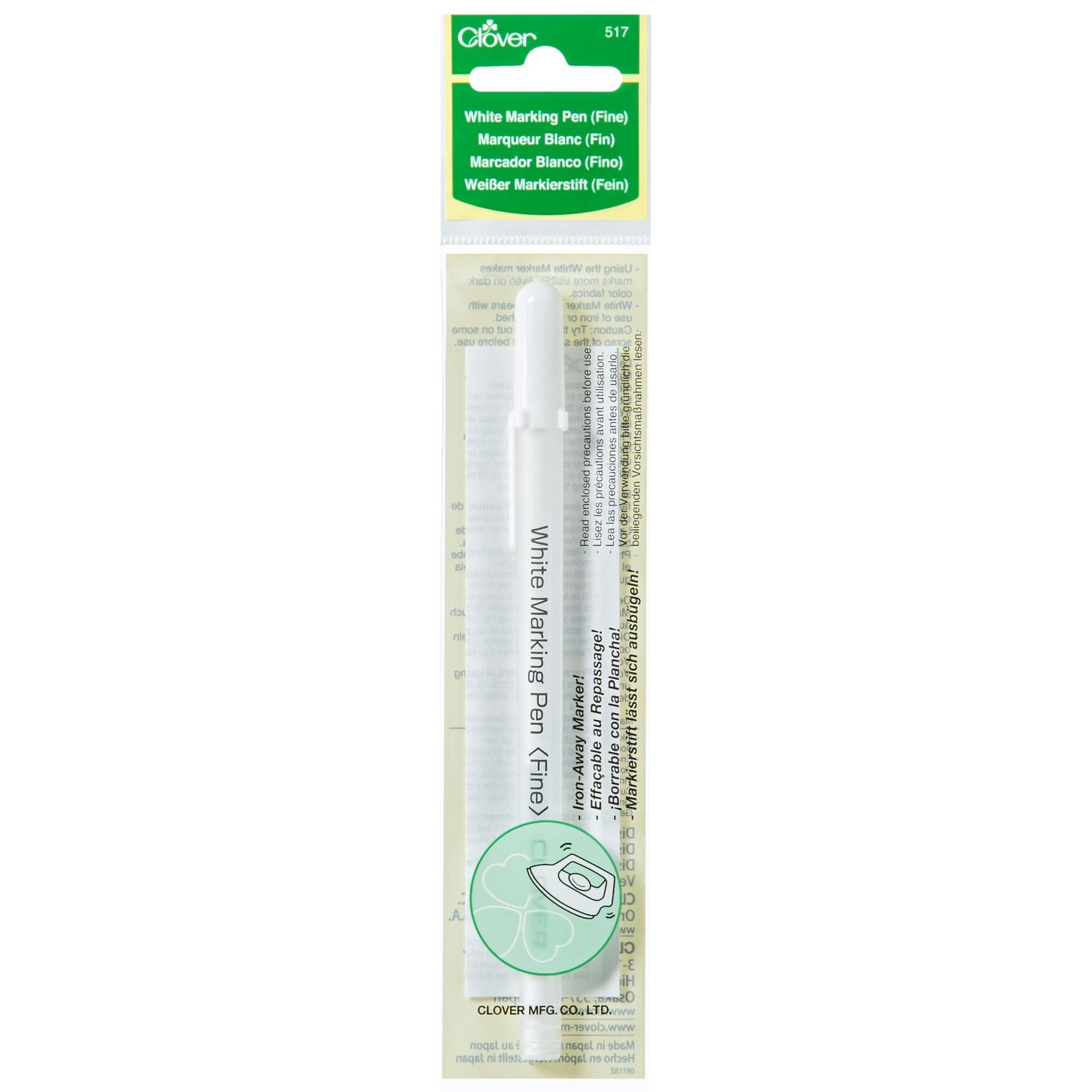 Clover White Marking Pen (Fine)