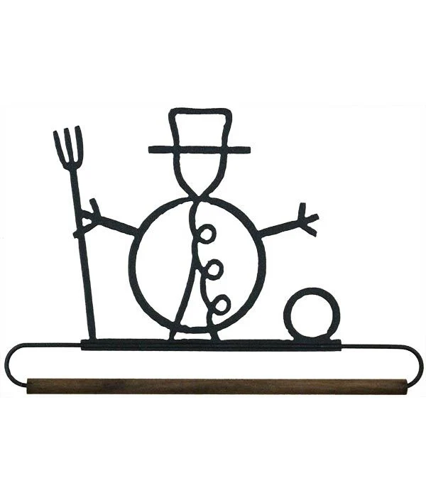 5 inch Snowman 1/4 inch Dowel Wire Hanger