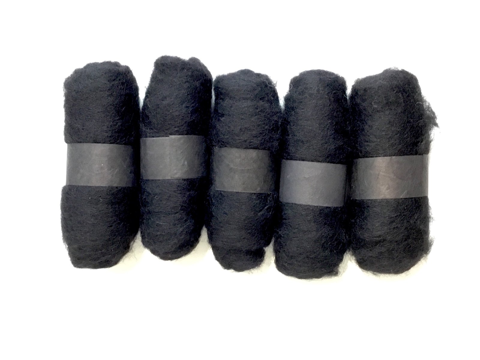 Wool Tops – 5 pack of Black 20g