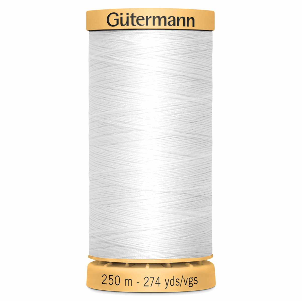 Guterman Thread Natural Cotton 250m – 5709 – White