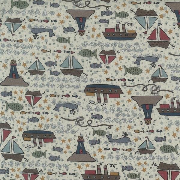 Ship to Shore – Boats Fabric