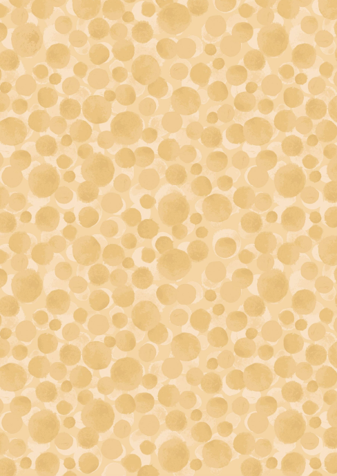 Bumbleberries Light Honey Fabric