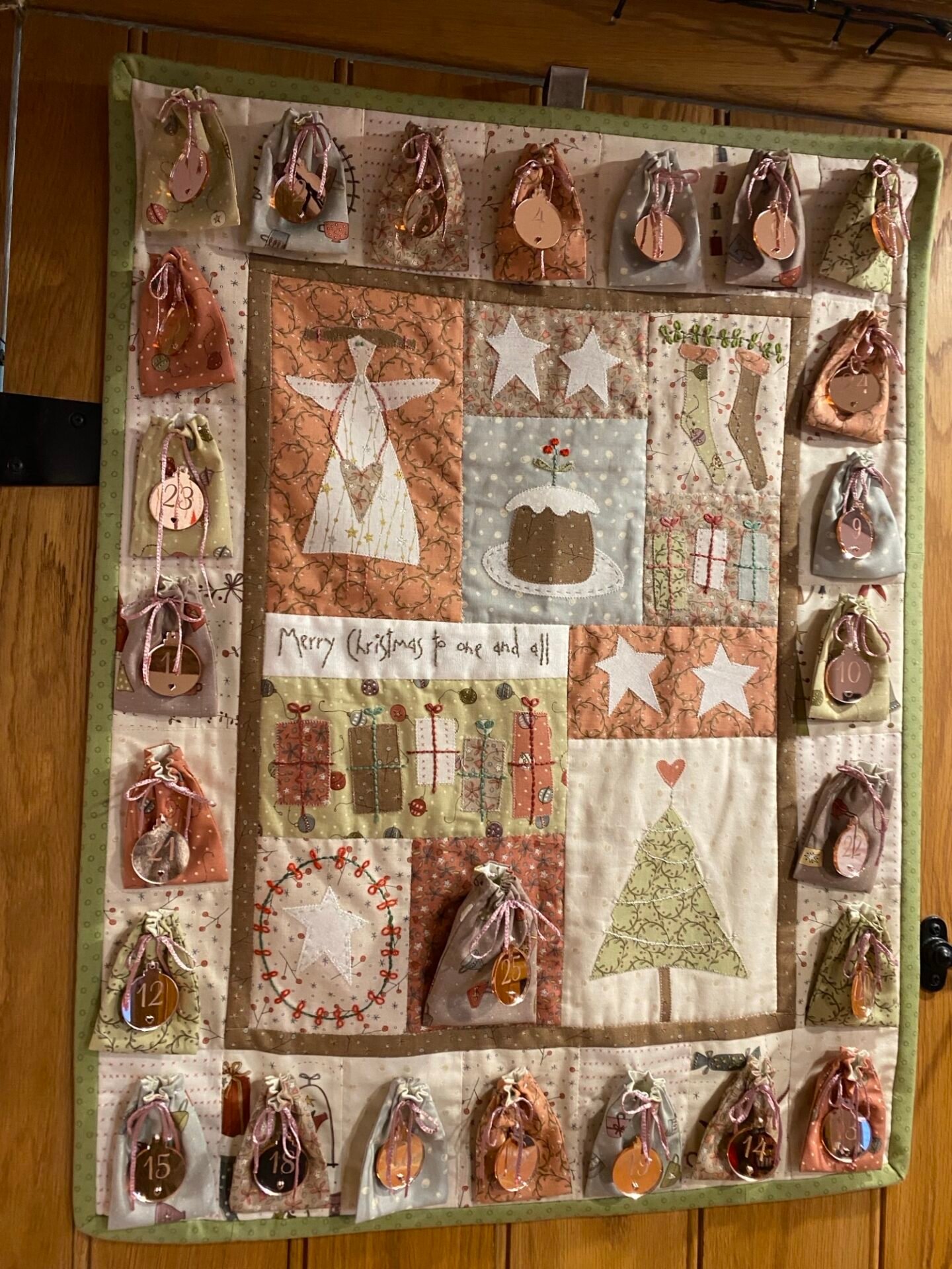 All For Christmas Advent Calendar Pattern by Hatched & Patched