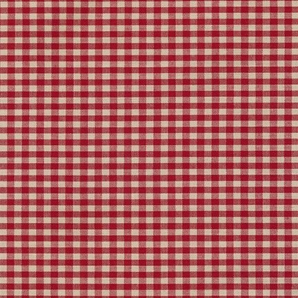 Sevenberry Crawford Gingham 1/8″ – Red Fabric