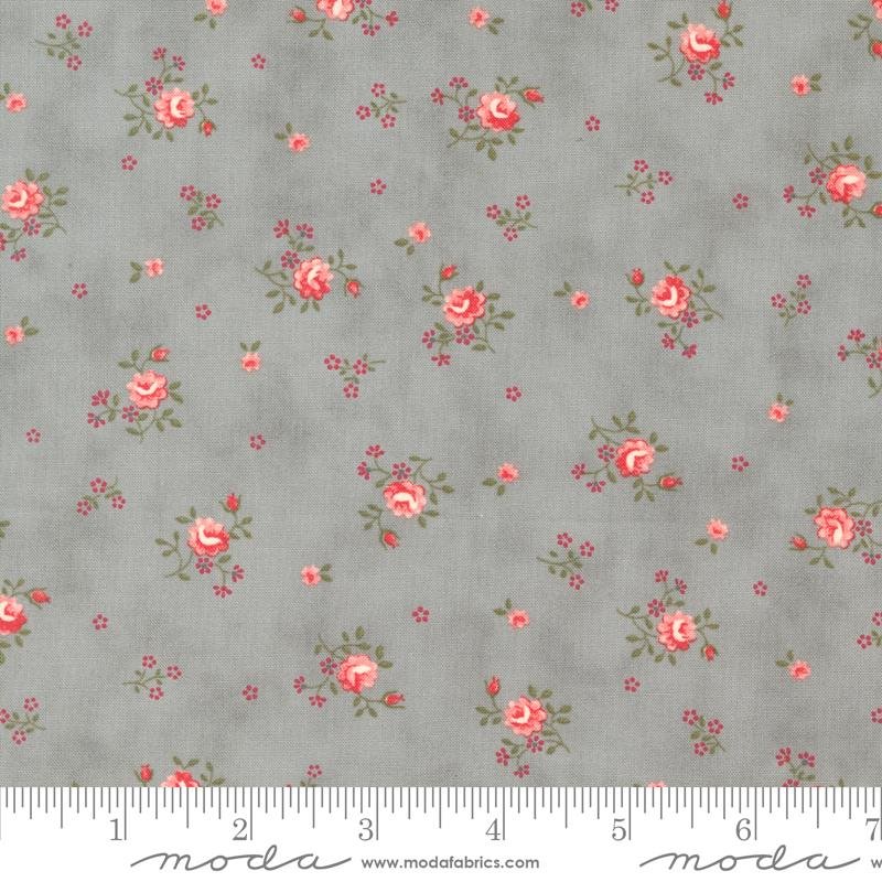 Collection Etchings – Small Roses on Slate Fat 1/4