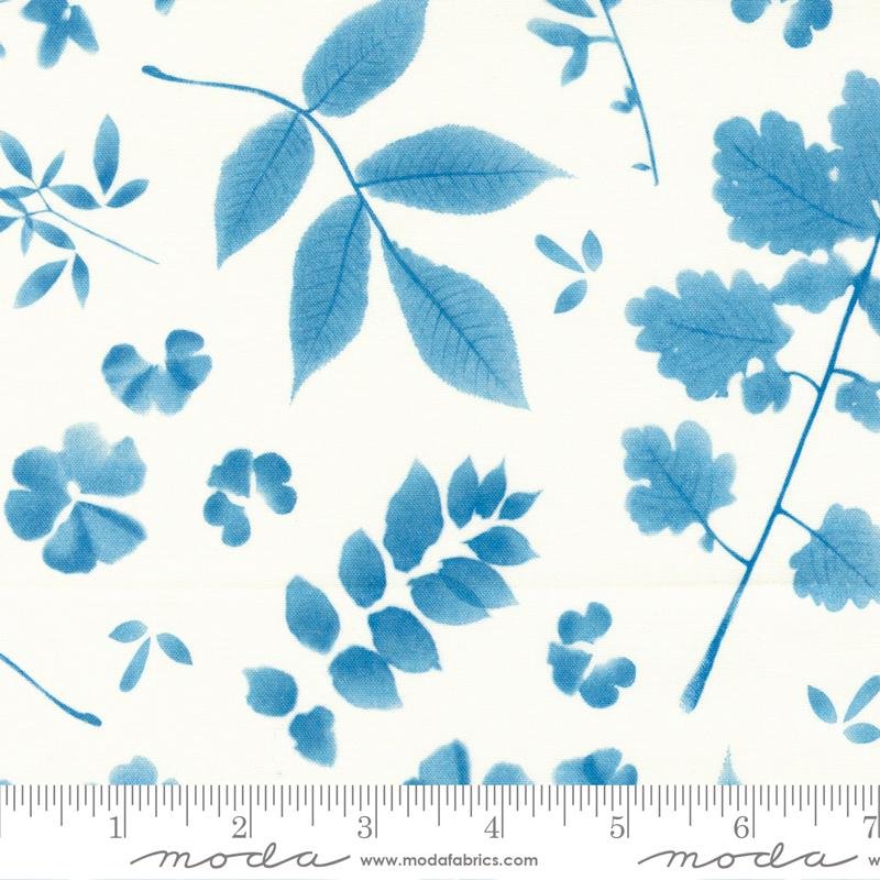 End of Roll – Herschel Floral Fabric – Cloud
