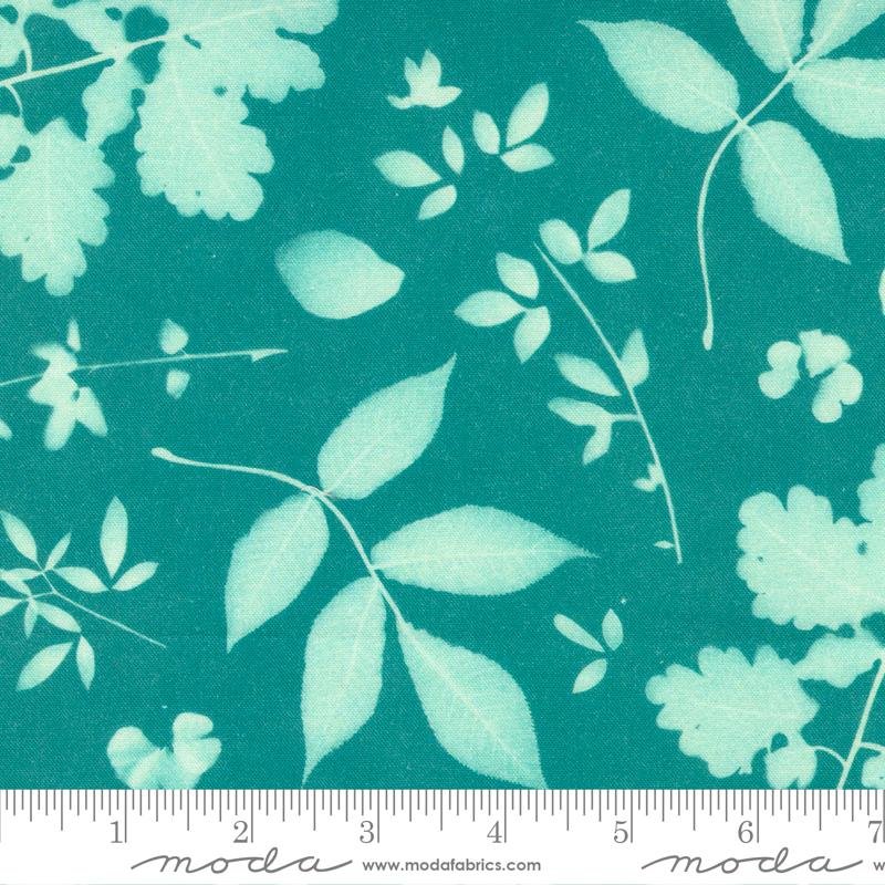 Herschel Floral fat 1/4 – Teal