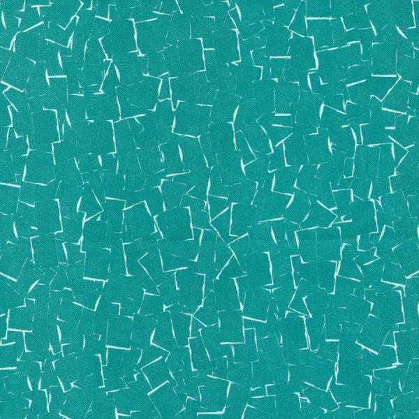 End of Roll – Shadowgraph Geometric Fabric – Teal