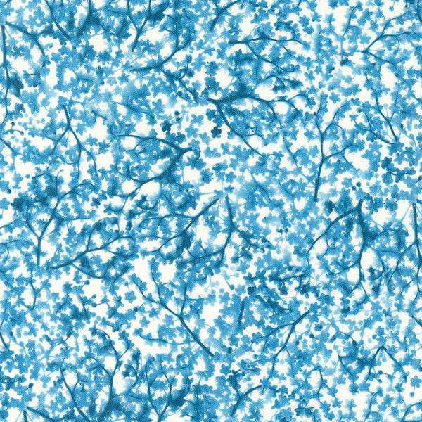 Queen Anne Floral Fabric – Cloud