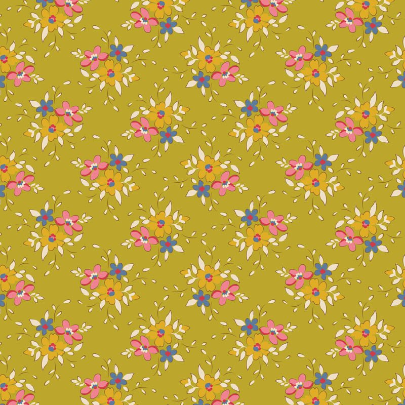 Tilda Creating Memories – Spring – Frida Lime Fabric