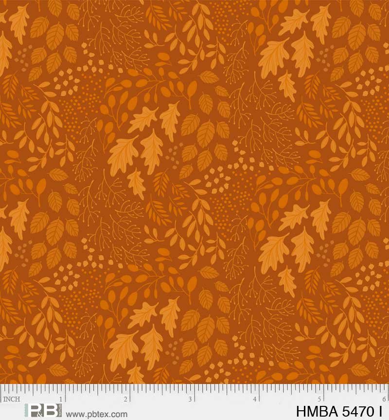 Harvest Minis – Tumbling Foliage Rust Fabric