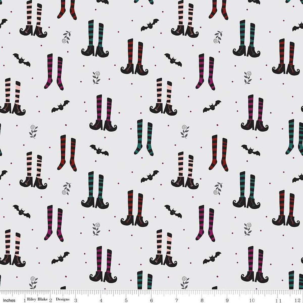 Little Witch’s Stockings – Smoke Fabric