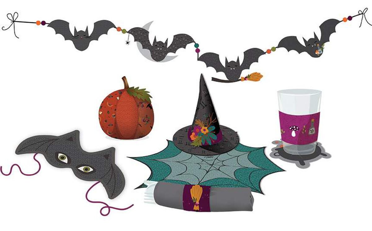 Little Witch Felt Party Panel Kit
