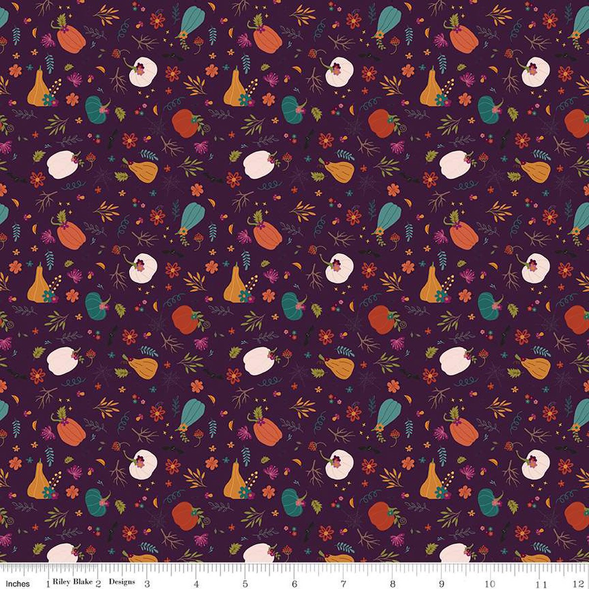 Little Witch Pumpkin Patch – Purple Fat 1/4s