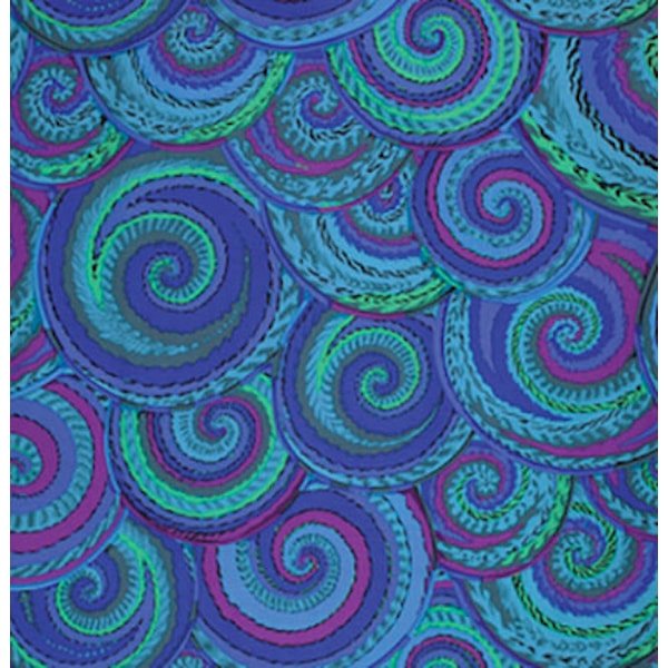 Kaffe Fassett – Cobalt Swirls Fabric