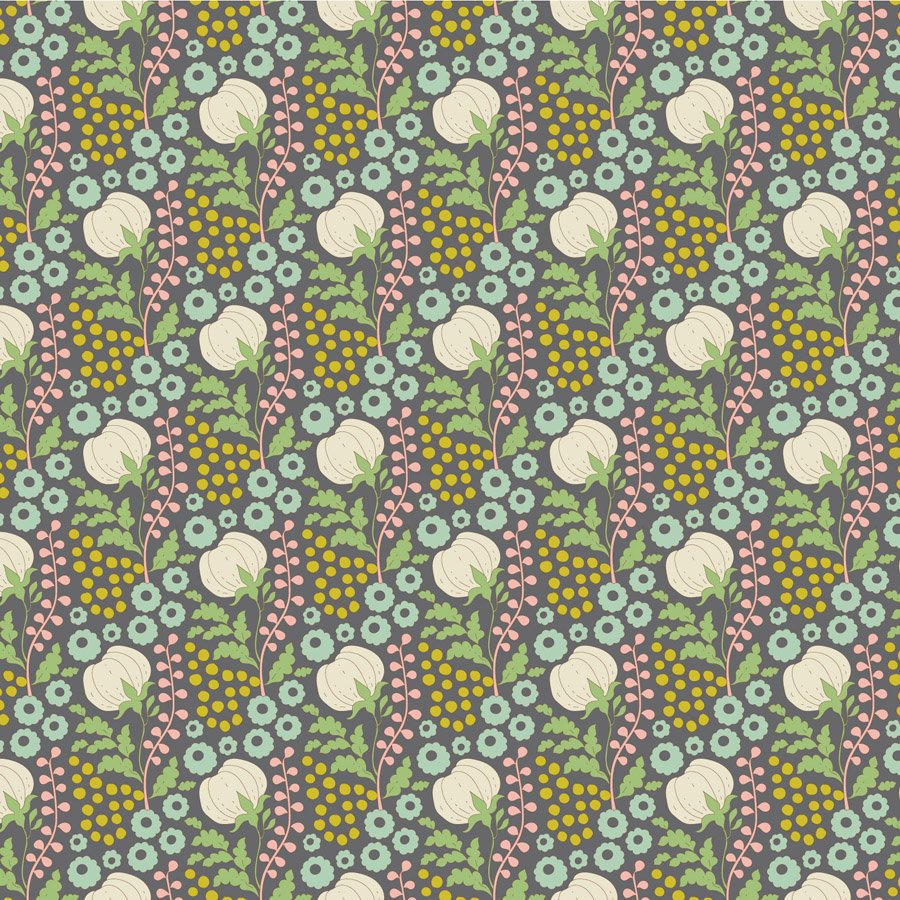 Tilda Sanctuary – Cottonfield Greygreen Fabric