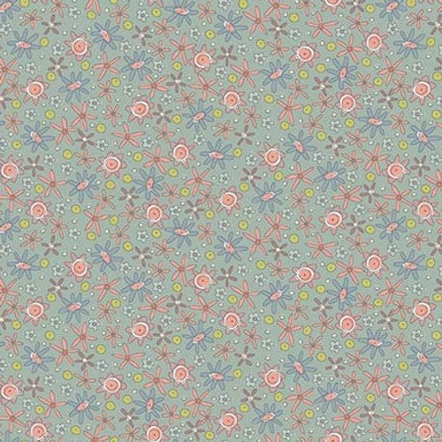 Simply Be – Flower Field – Blue fabric