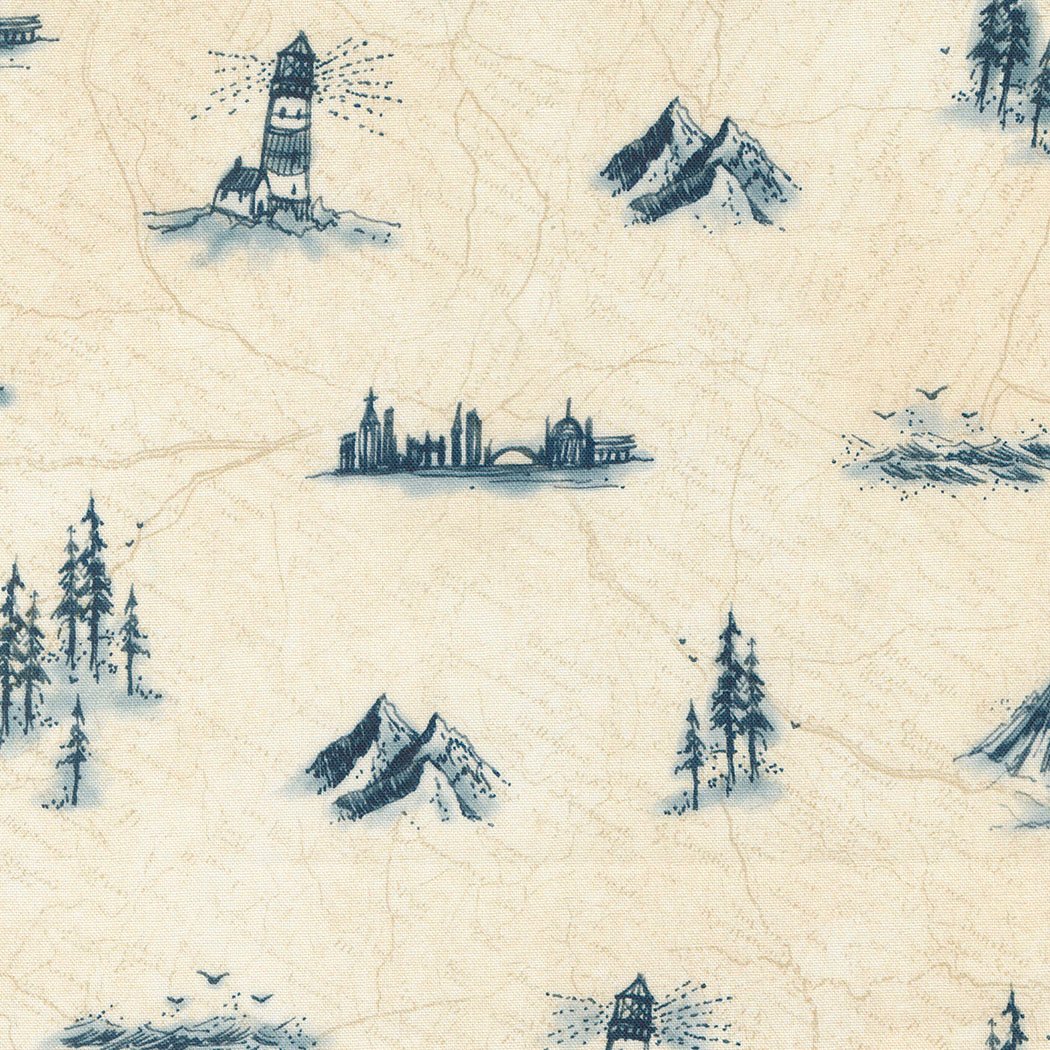 Longshore by Janet Clare – Bucket List Fabric – Flag
