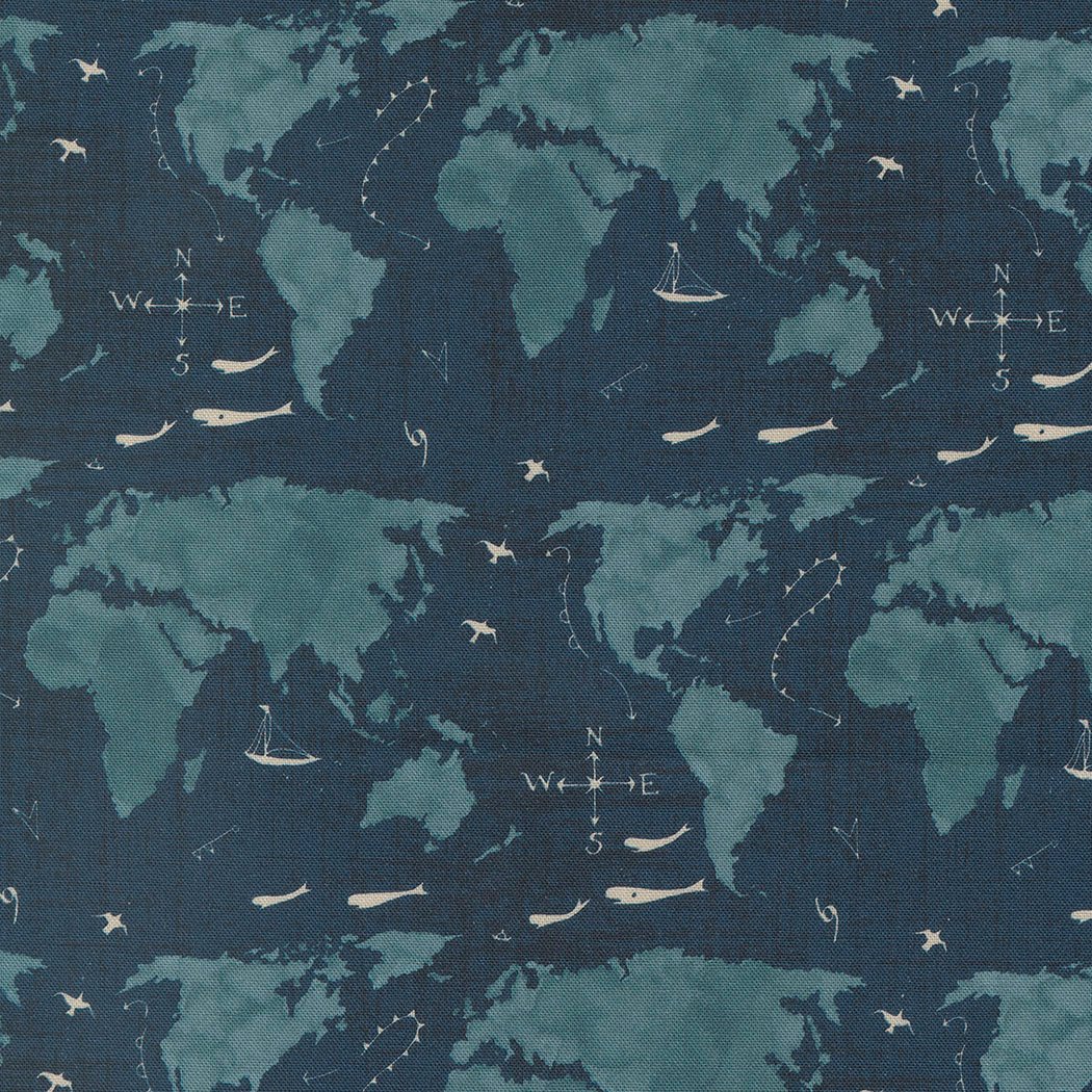 Longshore by Janet Clare – Seafarers Way fat 1/4 – Night