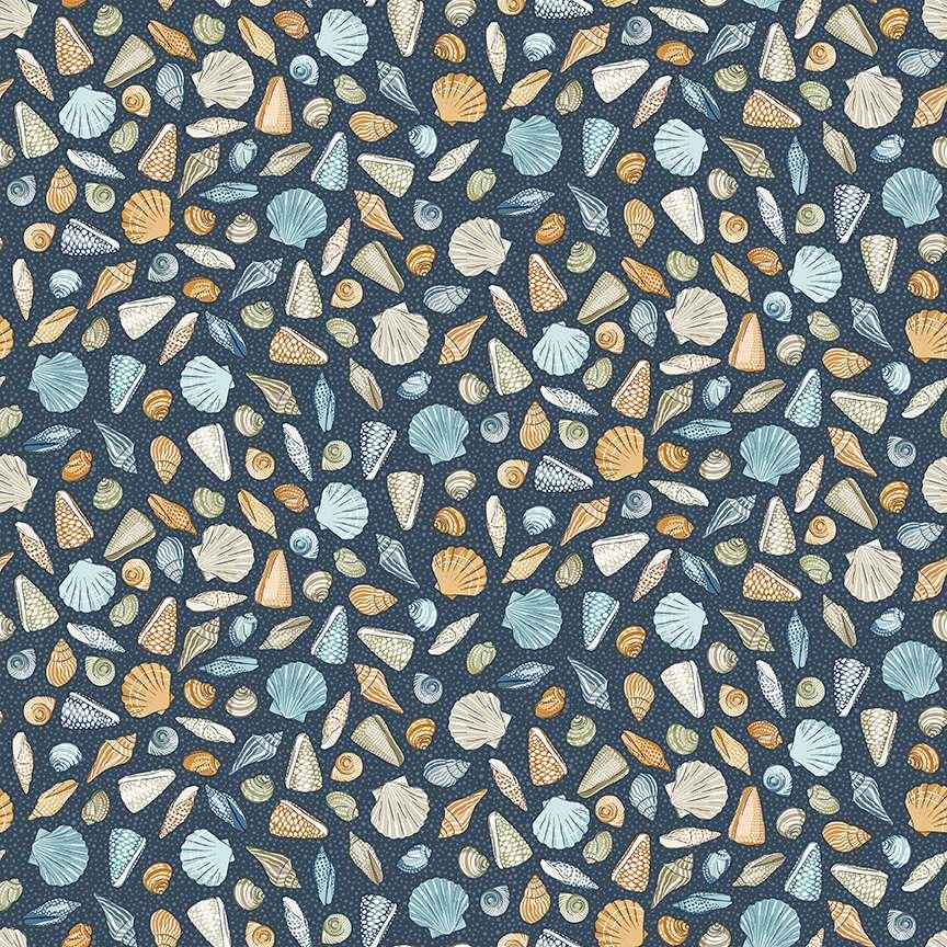 High Tide – Beachcomber – Dark Blue Fabric