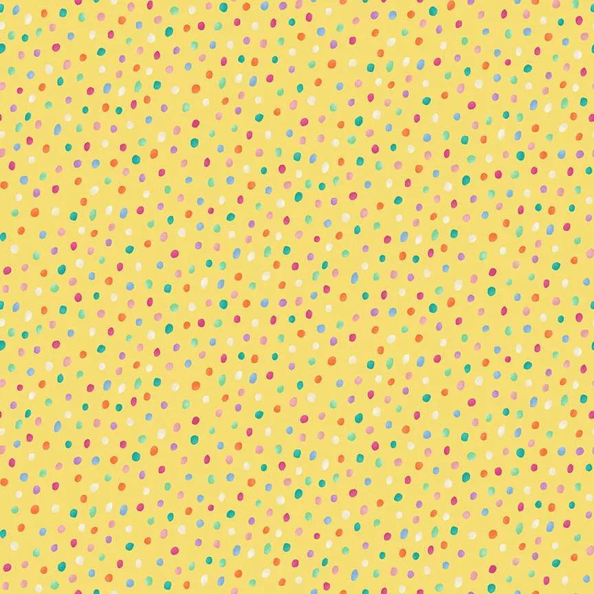 Hello Spring – Spots Yellow fat 1/4