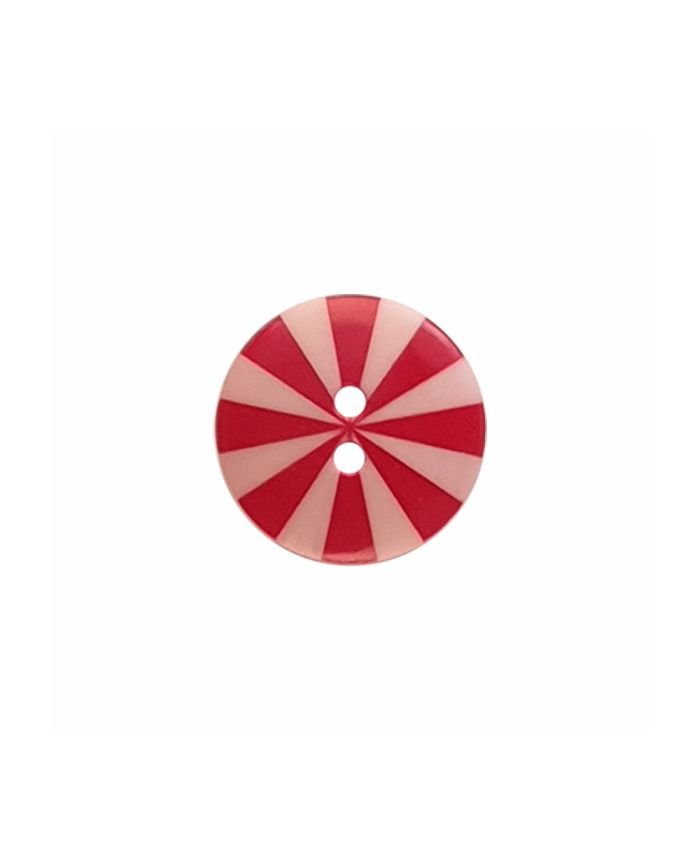 Kaffe Fassett Button – Radiate 15mm – Red & Pink