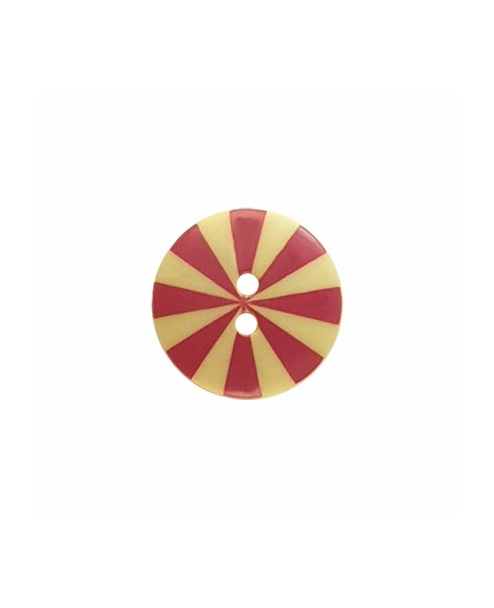 Kaffe Fassett Button – Radiate 20mm – Pink & Yellow