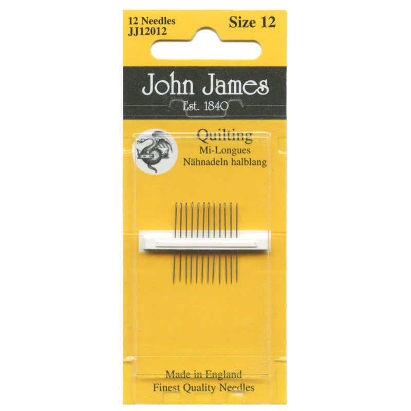 John James Quilting Needles Size 12