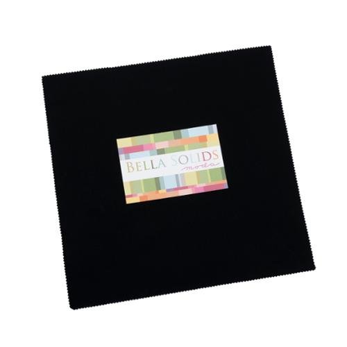 Bella Solid Black Junior Layer Cake