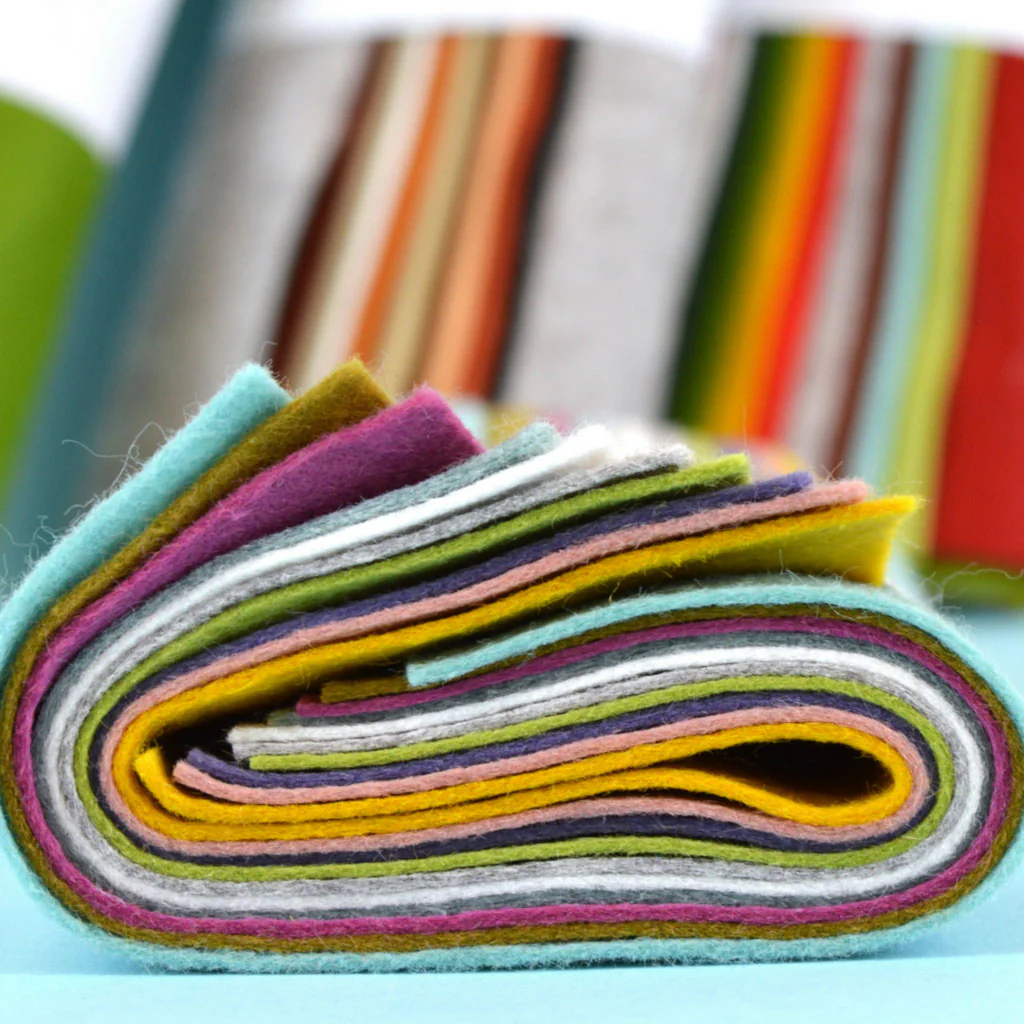 Wool Felt Bundles of 10 sheets – Scandinavian
