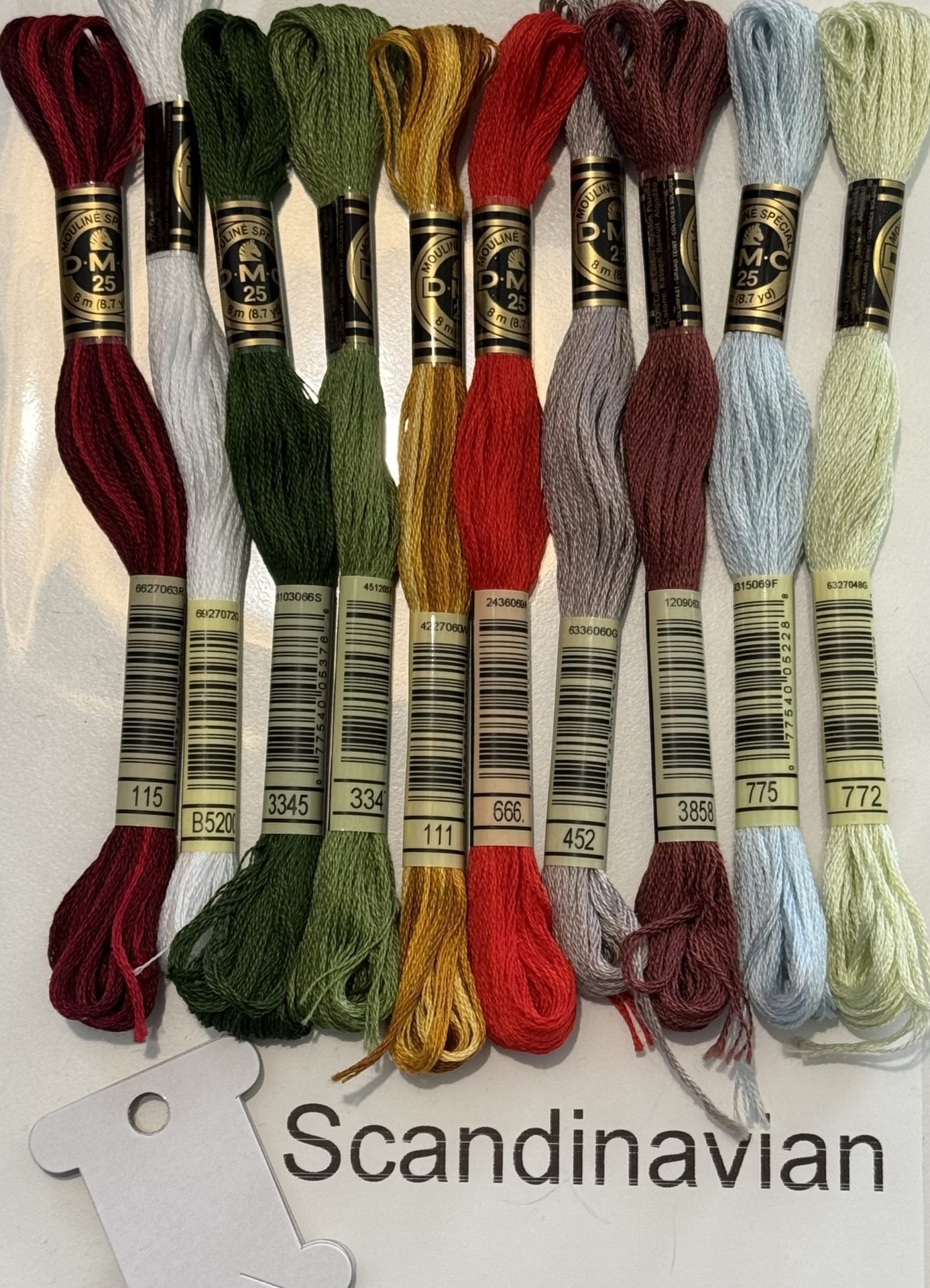Coordinating DMC Thread Pack – Scandinavian