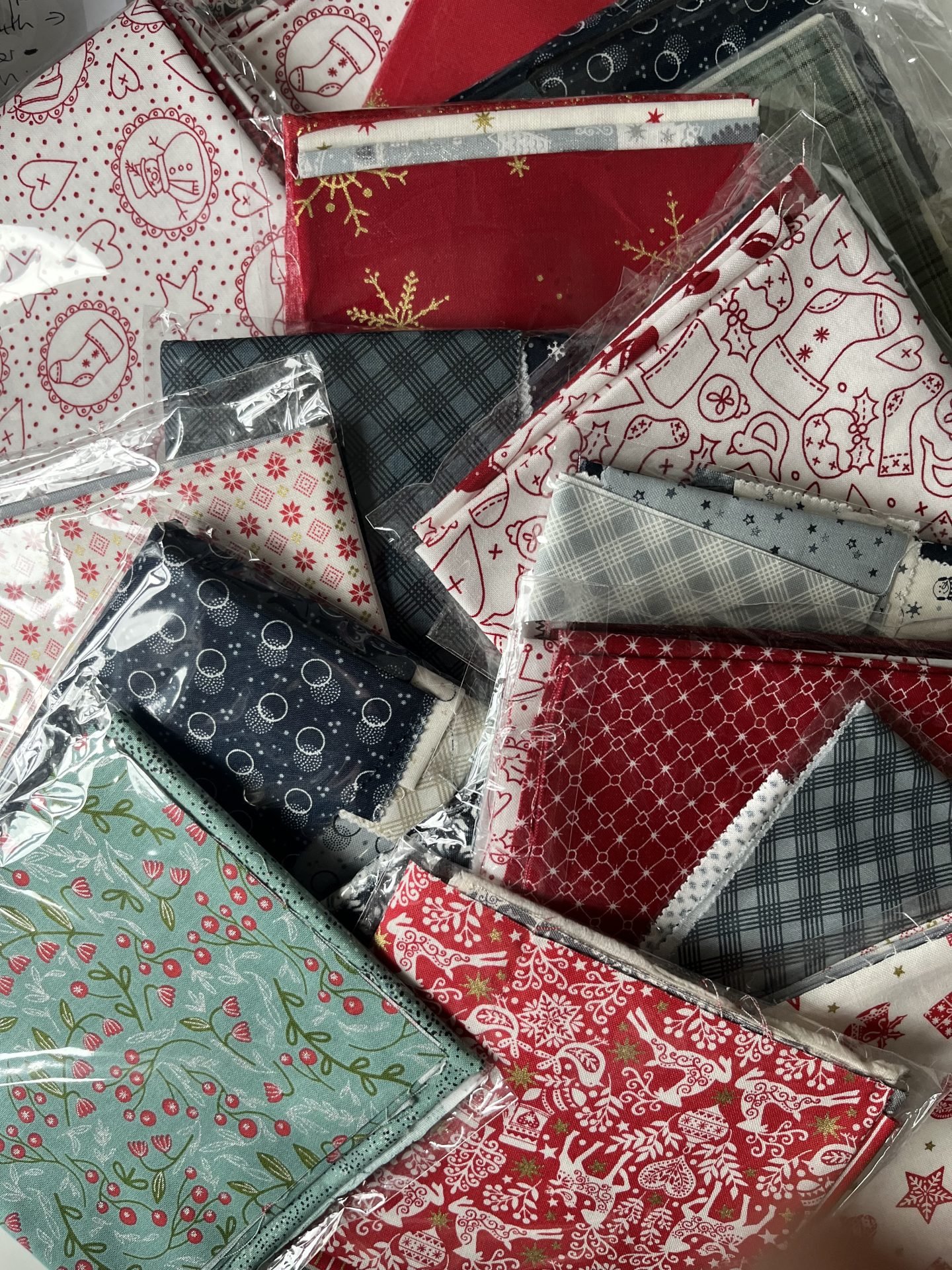 Festive Fabric Lucky Dip Scrap Bags