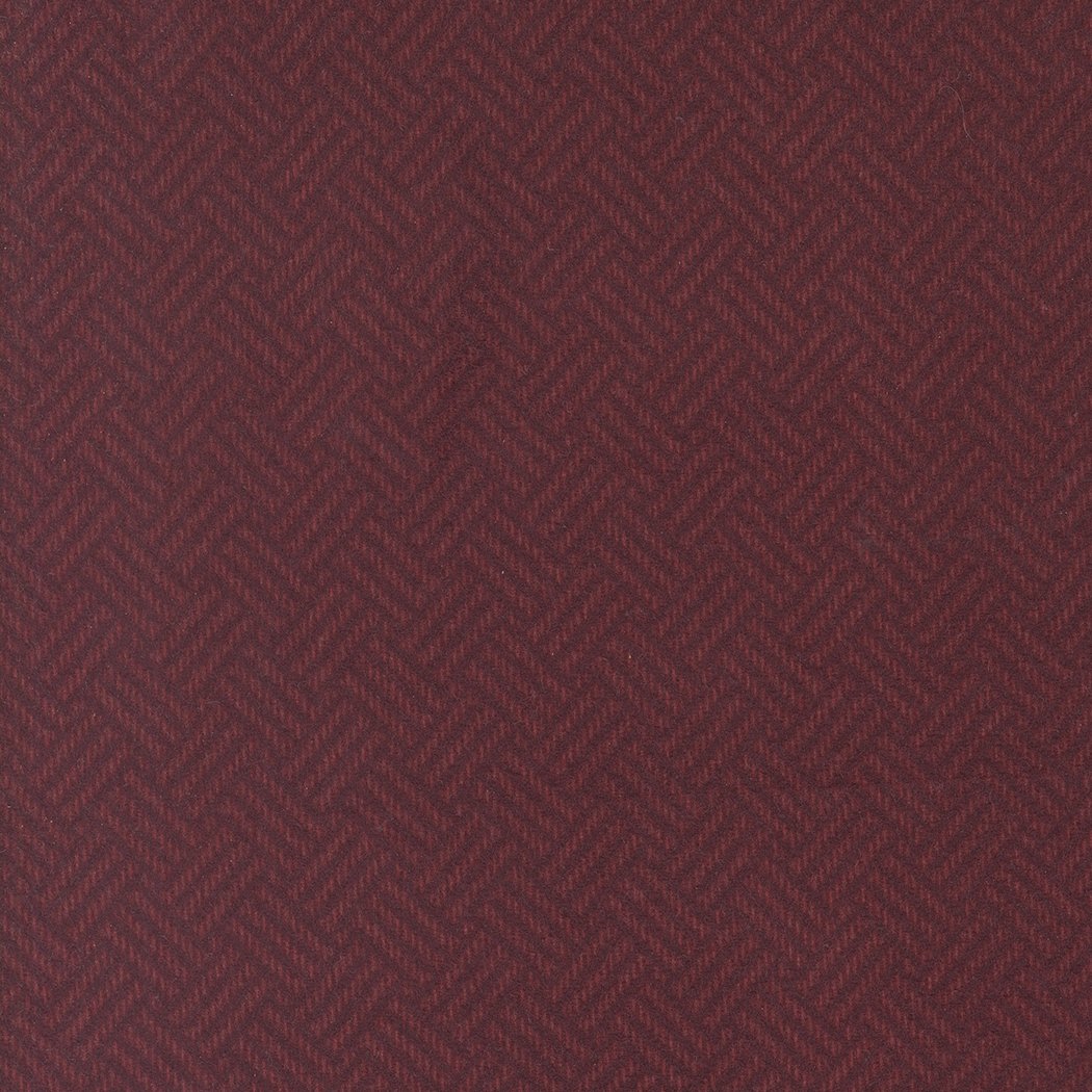 Prairie Gatherings Flannels – Basket Weave Merlot Fabric