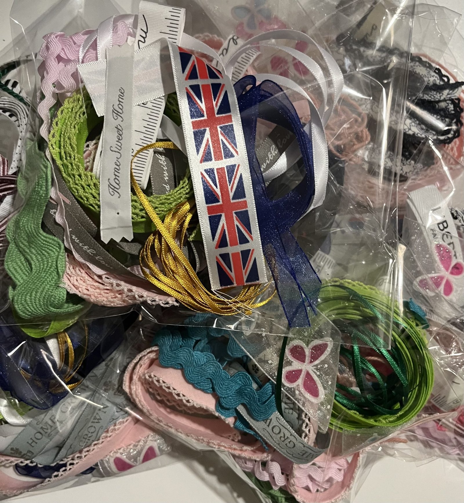 Ribbons and Trims Scrap Bag – Brights