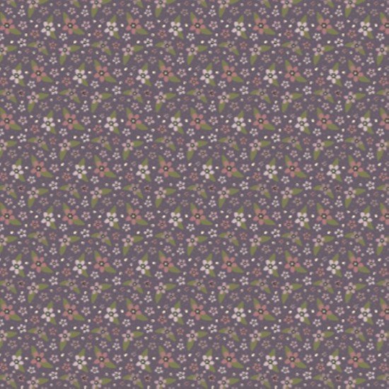 Fairy Garden – Flower Field Mauve Fabric