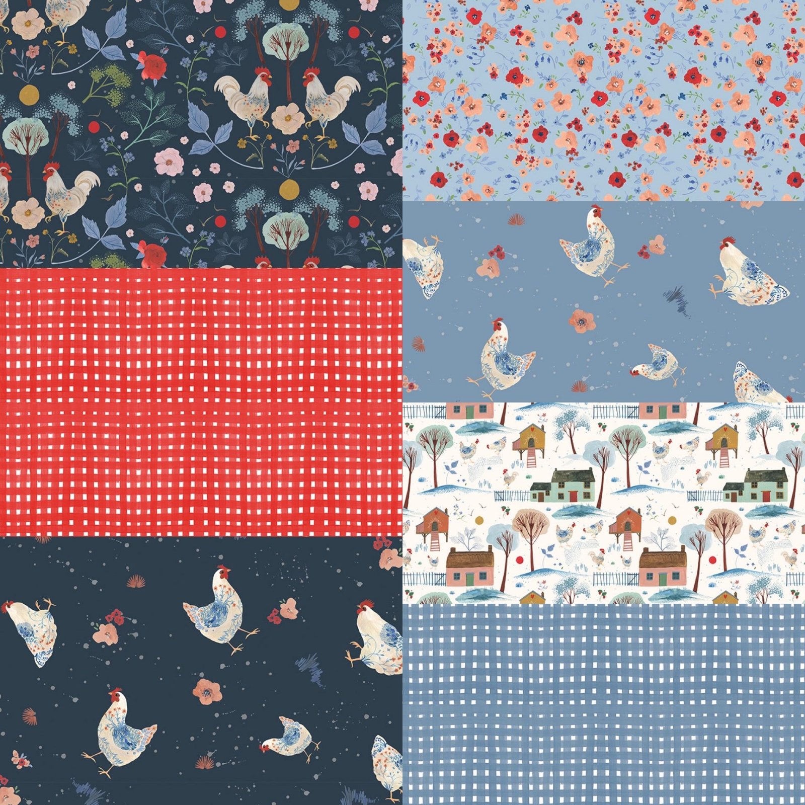 Country Cottage Fat 1/4 Bundle