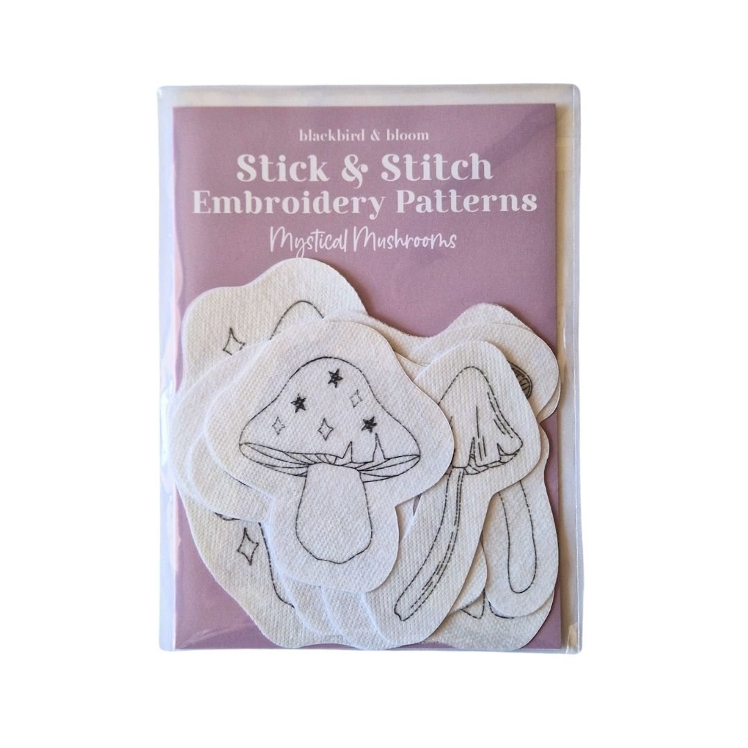 Blackbird and Bloom Stick and Stitch – Mystical Mushrooms