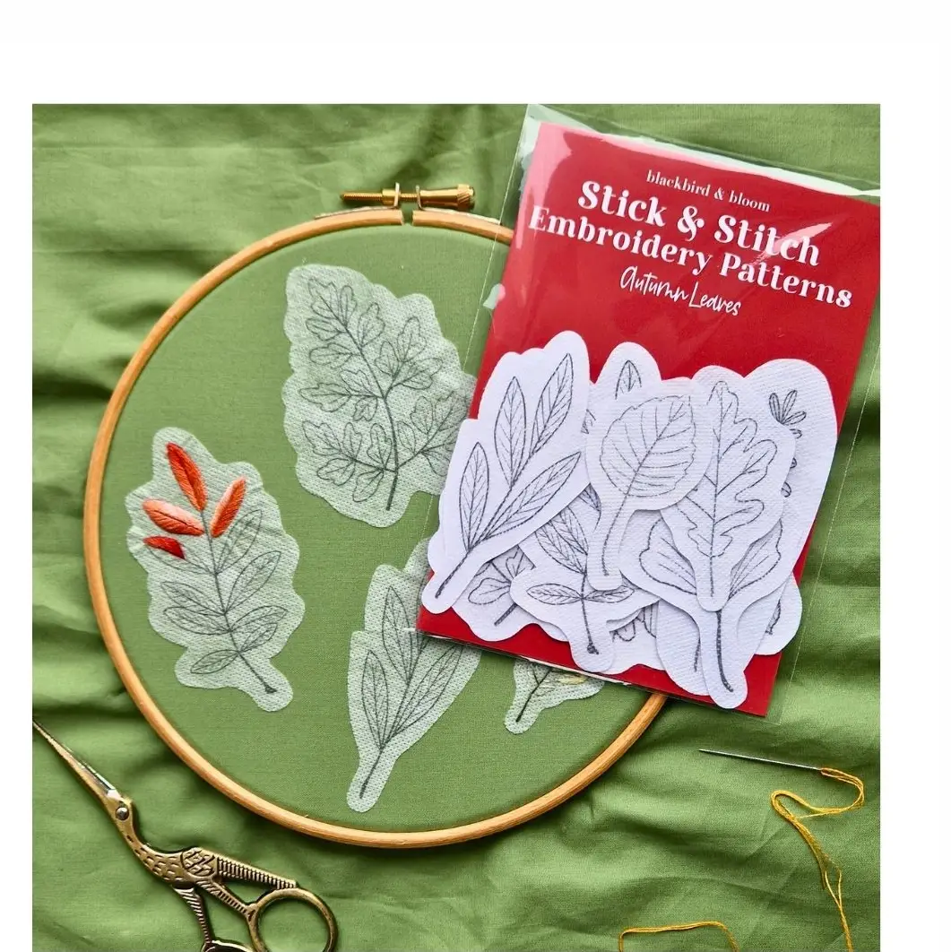Blackbird and Bloom Stick and Stitch – Autumn Leaves