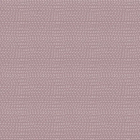 Slow & Steady – Mauve Running Stitch Fabric