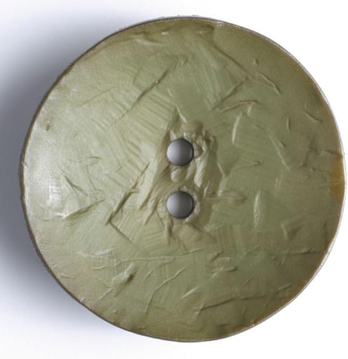 Super Jumbo Round Dill Button – Olive Green