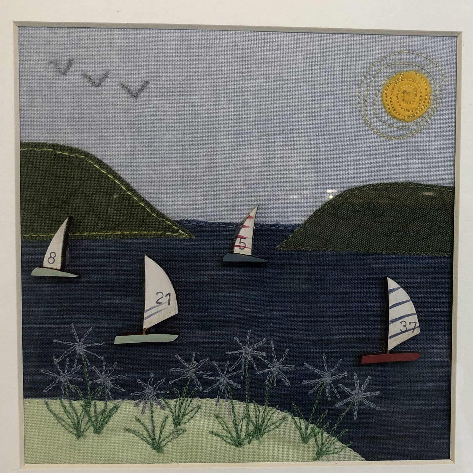 Sail Away Large Framed Picture Kit