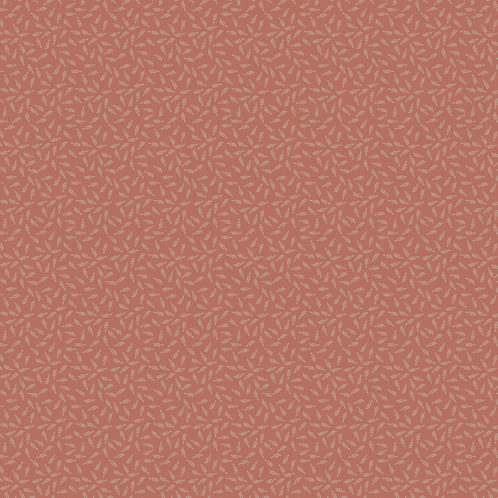 Appleby Farm – Hatched & Patched – Wheat & Grass Motif – Rust Terracotta – DV7743