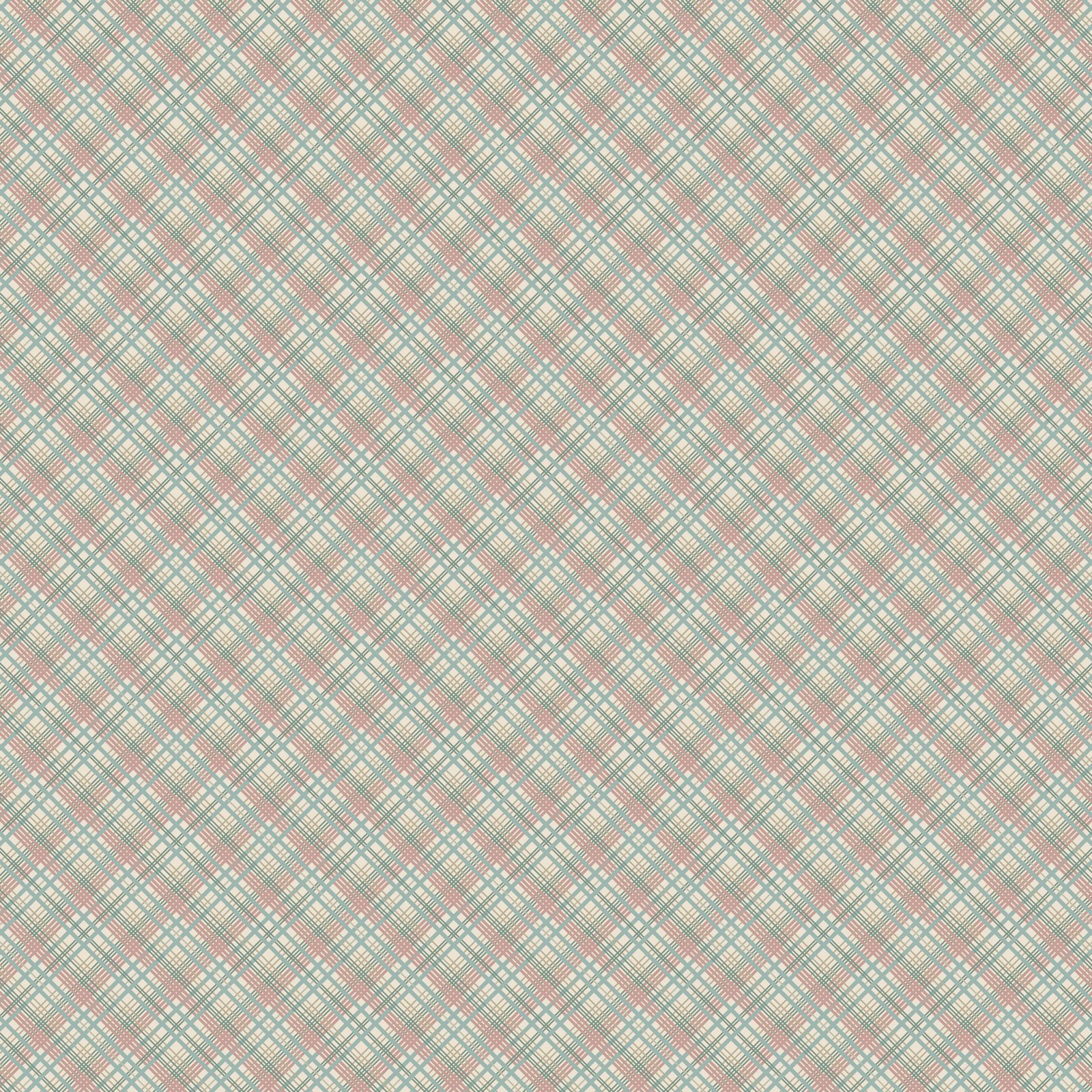 Appleby Farm – Hatched & Patched – Mini Country Grid Check – Green & Red – DV7745