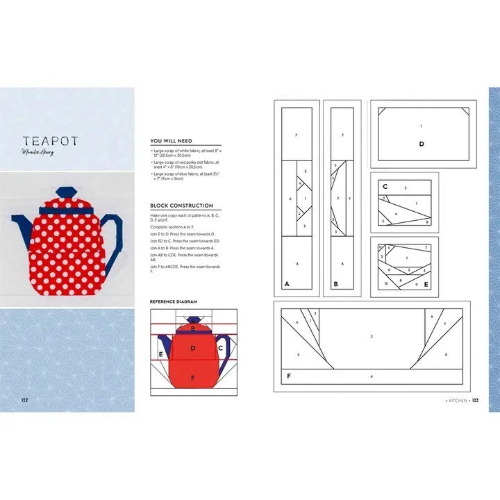 100 Paper Pieced Quilt Blocks – Book