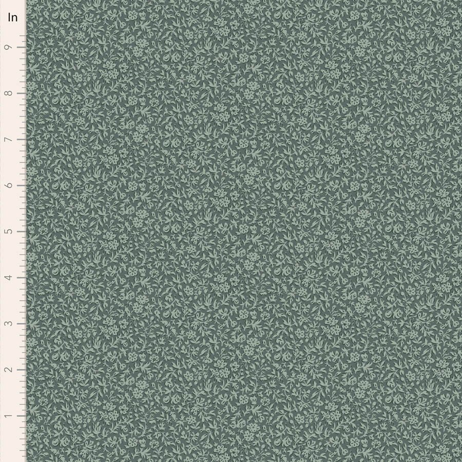 Tilda Merry Little Christmas – Eve Petrol Fabric (Pre-order July 2027)