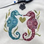 Seahorses cross stitch pattern by Love Poppet