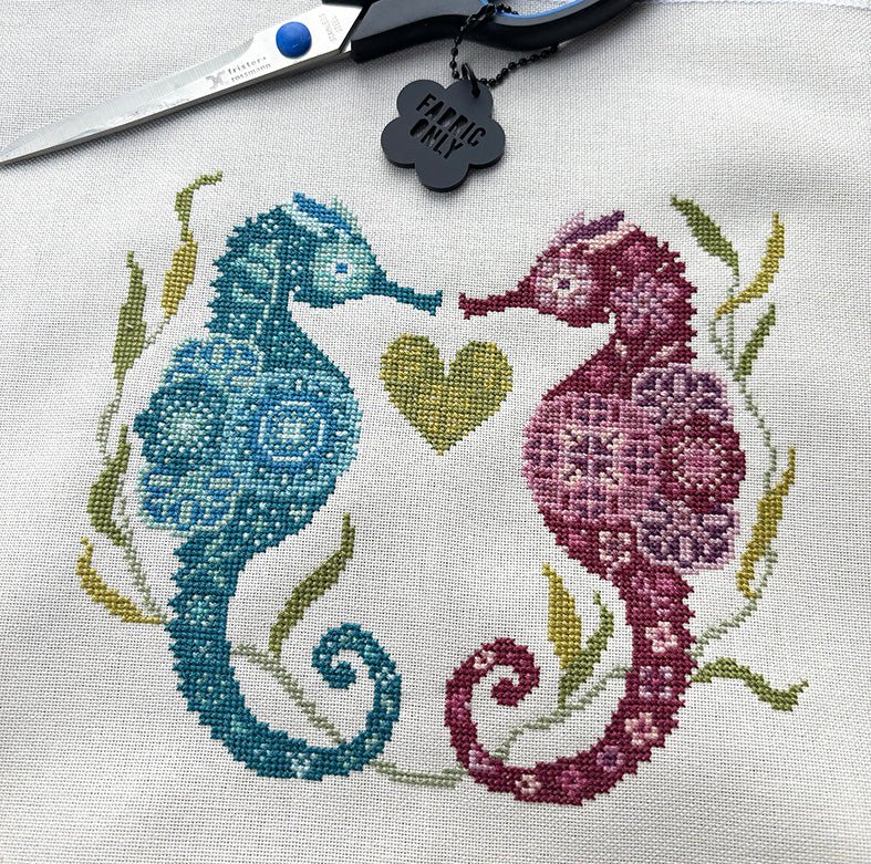 Seahorses cross stitch pattern by Love Poppet