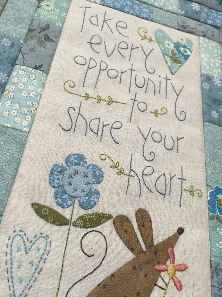 Make It Blue Wall Hanging Kit & Heart Hanger (book not included)