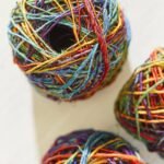 rainbow hemp twine yarn 20g